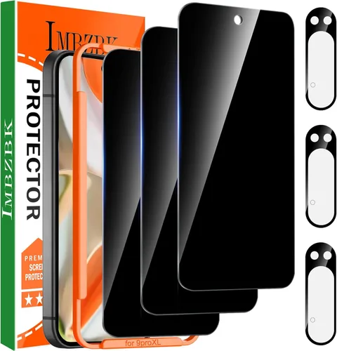 Miniatura 9 de IMBZBK [Eliminación automática de polvo] Paquete de 3 protectores de pantalla para Google Pixel 10 Pro [compatible con fundas de teléfono], 3
