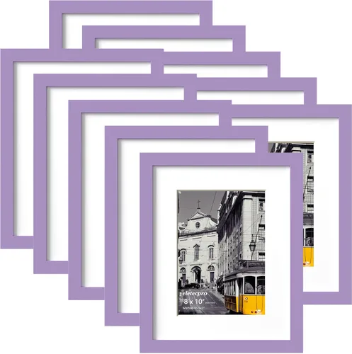 Miniatura 57 de eletecpro - Juego de 10 marcos de fotos de 5 x 7 pulgadas, collage de marcos de fotos para decoración de pared, muestra fotos de 4 x 6