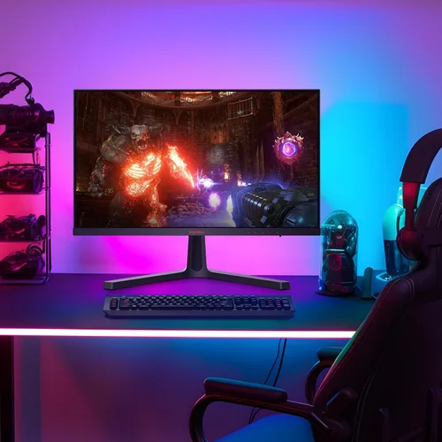 Miniatura 8 de KOORUI - Monitor para computadora de 24 pulgadas, monitor para juegos FHD 1080P 165Hz VA 1ms, tecnología AdaptiveSync, LED ultradelgado, HDMI X2 DP