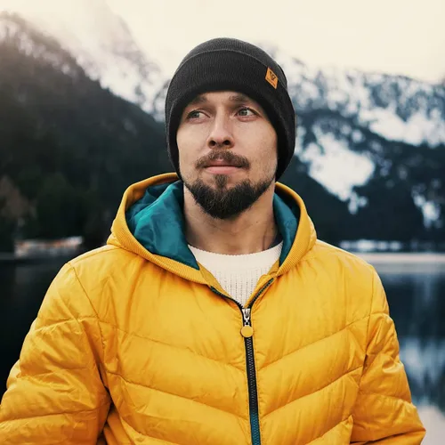 Miniatura 4 de VIPPER Gorros de punto de invierno para hombre con forro polar con puños gorro de punto de invierno cálido unisex para hombre