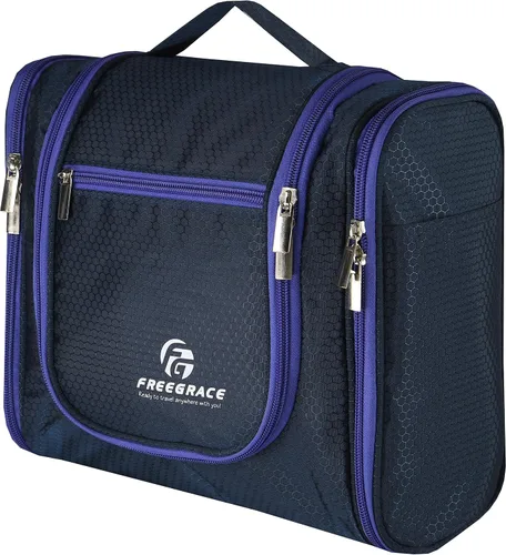 Miniatura 14 de Freegrace bolso para baño premium - organizador para viajes - gancho para colgar duradero - perfecto para accesorios, cosméticos, artículos