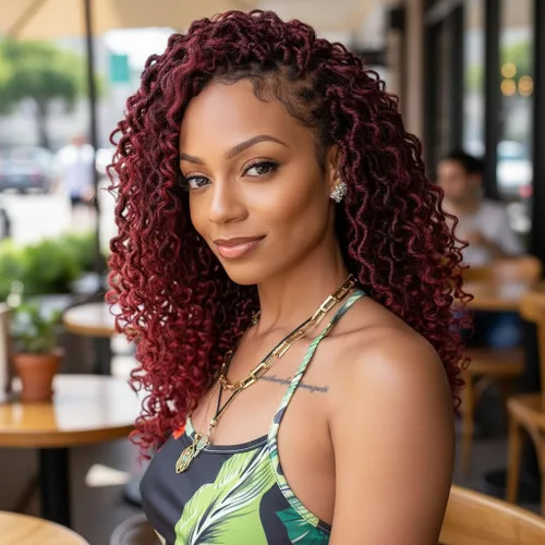 Miniatura 55 de Fulcrum Goddess Locs Cabello de Ganchillo de 10 Pulgadas, 8 Paquetes Nuevo Locs Sintéticos de Ganchillo para Mujeres Negras, Locs de Ganchillo