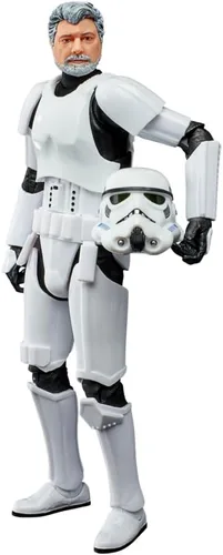 Miniatura 2 de STAR WARS The Black Series George Lucas (con disfraz de Stormtrooper) Figura de juguete de 6 pulgadas a escala Lucasfilm del 50 aniversario, juguete