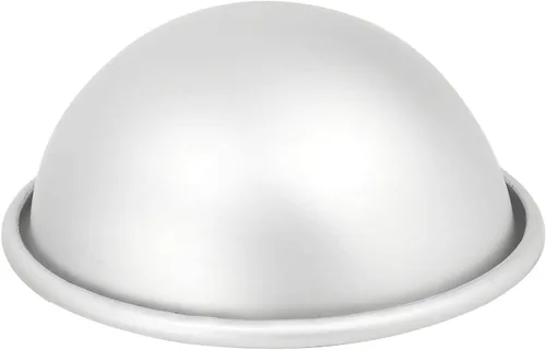 Kundalini 6 pulgadas cúpula pastel Pan aluminio hemisferio 3D deporte bola DIY pastel de cumpleaños Pan