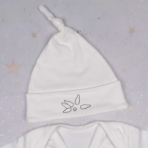 Miniatura 5 de Skittles & Ball' Baby Beanie Hat (BH00020256) White
