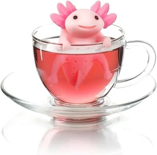 Miniatura 9 de Genuine Fred, MANATEA, infusor de té de silicona reutilizable Manatee, azul, regalo divertido para los amantes del té, artilugio de cocina