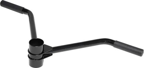 Miniatura 10 de Accesorios para máquina de ejercicio CAP Barbell, Negro Plataforma de barra en T y mango recto