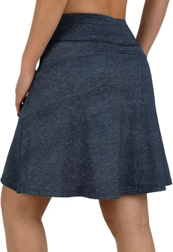 Miniatura 14 de ANIVIVO Faldas pantalón para mujer de 20 pulgadas de longitud a la rodilla, faldas deportivas de pickleball para tenis, golf y pickleball