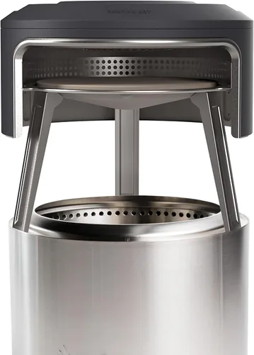 Miniatura 9 de Solo Stove Ranger Pi Fire Accesorio de horno de pizza para fogata Ranger, incluye estuche de transporte y piedra de pizza de cordierita