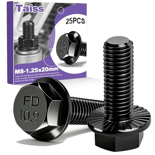 Miniatura 15 de Taiss Surtido de pernos hexagonales y tuercas 1/4-20,5/16-18,3/8-16,1/2-13(1/2" a 2-1/2") Kit de surtido de tuercas y pernos de acero inoxidable 304