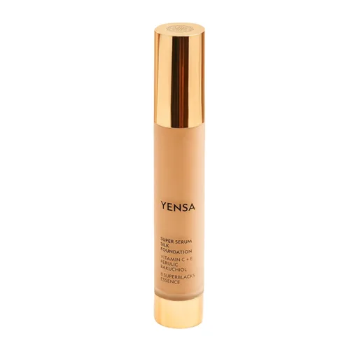 Miniatura 9 de YENSA Base de maquillaje de suero – Base de cobertura completa súper sedosa enriquecida con péptidos, vitamina C y ácido ferúlico para ayudar a