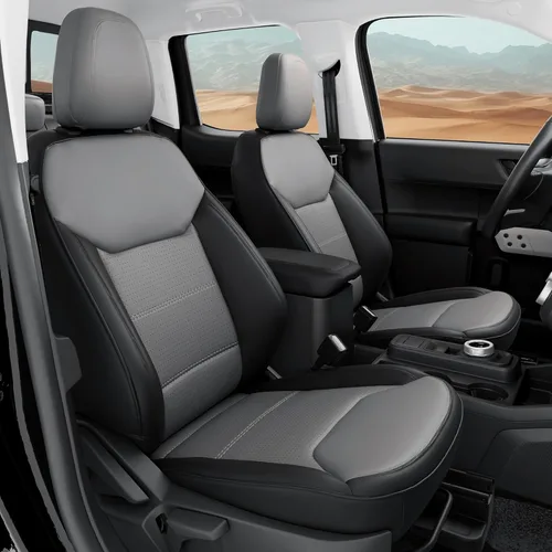 Miniatura 9 de Fundas de asiento delantero para Ford Maverick, 2 unidades, XL XLT, Lariat Lobo Tremor 2022 2023 2024 2025 2026, fundas de asiento de automóvil