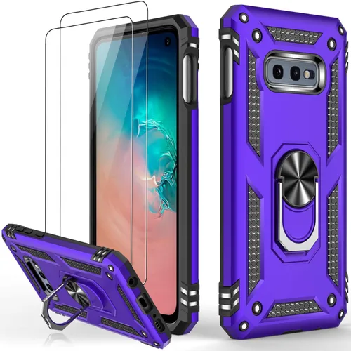 Miniatura 11 de IKAZZ Funda para Galaxy A10e con protector de pantalla, grado militar, a prueba de golpes, resistente, pasa prueba de caída de 16 pies con soporte