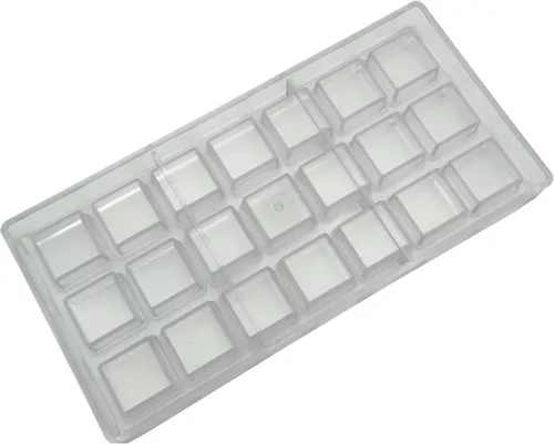 Miniatura 3 de Molde Cuadrado para Hacer Chocolate de Policarbonato Molde DIY de Chocolate 21 Cavidades Moldes para Dulces y Cubitos de Hielo