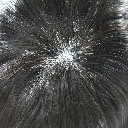Miniatura 4 de Toupee para hombre, encaje suizo frontal, nudos blanqueados, línea capilar natural, sistemas de reemplazo de cabello humano tipo tupé, piezas hechas