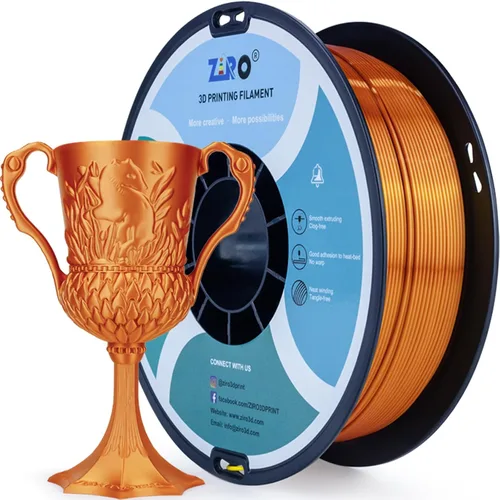 Miniatura 12 de ZIRO Filamento PLA fluorescente de 0.069 pulgadas, luminoso solo por luz UV, filamento de impresora 3D de efecto brillante, carrete de 2.2 libras