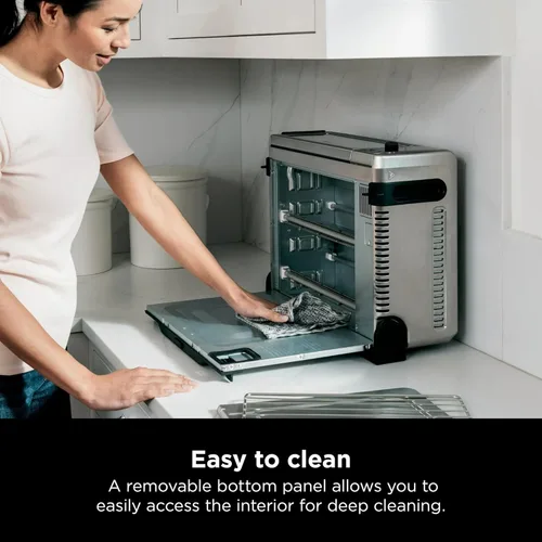 Miniatura 6 de Ninja SP080 Foodi - Horno de encimera digital con función 6 en 1, capacidad abatible y lejos para espacio de almacenamiento, con cesta de freír