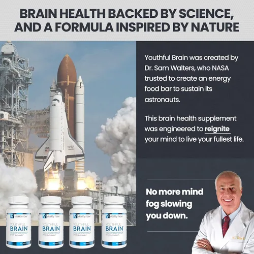Miniatura 5 de Youthful Brain - Paquete de 2 botellas – Suplemento de apoyo para la memoria y la salud cerebral – Claridad de refuerzo cerebral con Bacopa