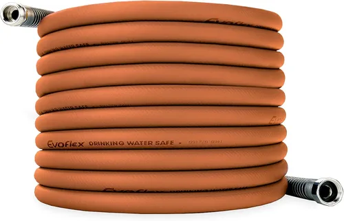 Miniatura 7 de Camco EvoFlex - Manguera de agua de 50 pies - Manguera de agua potable para RV sin plomo, sin BPA y sin ftalatos - Diseño flexible con extremos