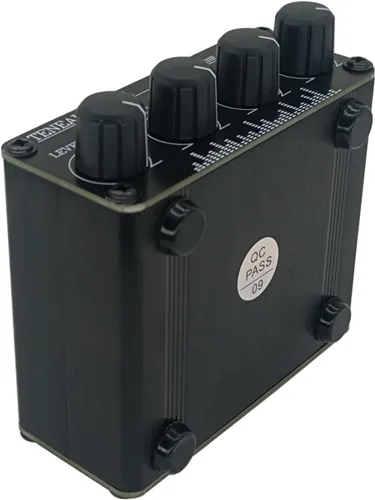 Miniatura 6 de Mezclador de audio RCA de 4 canales Mezclador de línea estéreo Caja de control de niveles mini pasivo R41