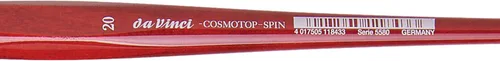 Miniatura 49 de da Vinci Watercolor Series 5580 CosmoTop Spin Pincel de Pintura, Redondo Sintético con Mango Rojo