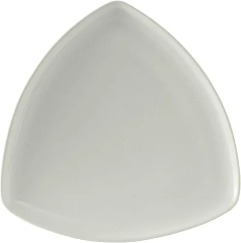 Miniatura 7 de Tuxton China BEZ-0728 Plato, 7-1/4", triangular, borde enrollado, microondas & puede lavarse en el lavavajillas, a prueba de horno, Totalmente Blanco