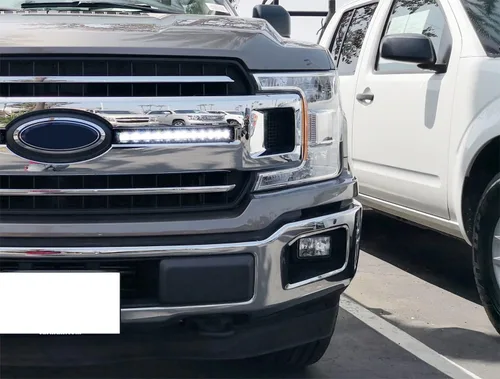 Miniatura 6 de iJDMTOY Kit de barra de luz LED para parrilla delantera compatible con Ford F150 XL XLT 2018-2020, incluye barras de luz LED delgadas de alta