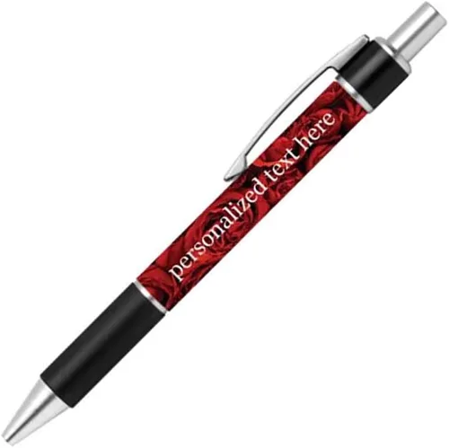 Miniatura 11 de Bolígrafo personalizado – Nombre o mensaje personalizado – Colores o impresiones – Regalo de papelería, suministros para la escuela de negocios