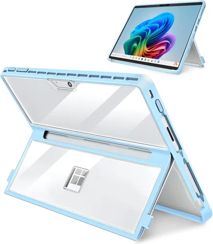 Miniatura 20 de Funda para Microsoft Surface Pro 11/10/9/8 de 13 pulgadas, con cubierta de stent y correa de mano, todo en uno a prueba de golpes, funda resistente
