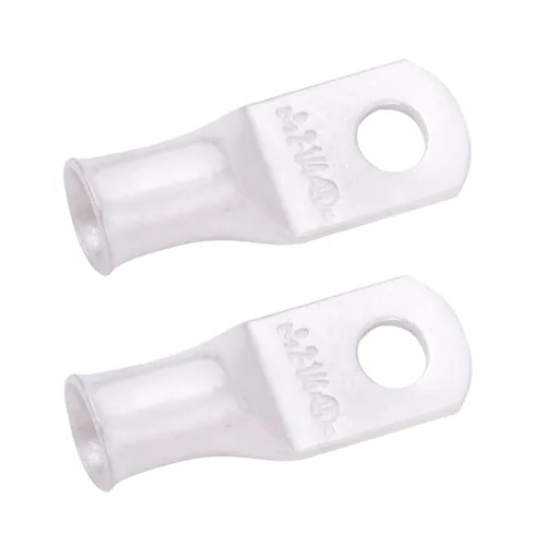 Miniatura 257 de SELTERM 5 piezas terminales de cable de cobre estañado 1/0 AWG perno de 1/2", extremos de cable de batería, terminales de anillo, conectores