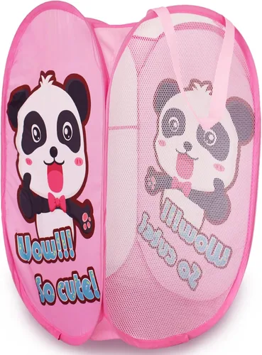Miniatura 16 de Bolsa de almacenamiento de ropa sucia plegable tierna con imágenes (3)