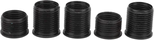 Miniatura 7 de Kit de reparación de roscas de bujía, herramienta de reparación de roscas de bujía M14x1.25, kit de reenhebrado portátil de acero al carbono