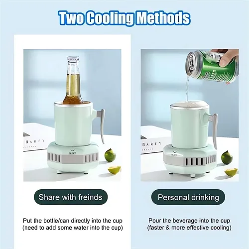 Miniatura 2 de Vaso de enfriamiento rápido Rrink, enfriador de agua de bebida instantánea, mini enfriadores de verano portátiles, enfriador de bebidas eléctricas