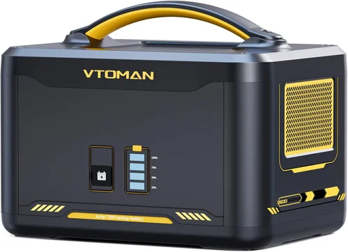 Miniatura 8 de VTOMAN Jump 600X Batería extra 640Wh para Jump 600X Estación de energía portátil, LiFePO4 (LFP) Batería de expansión de reserva con protección BMS