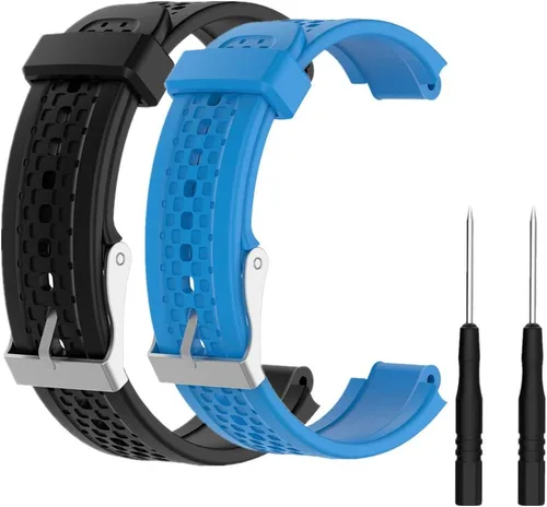 Miniatura 6 de Muovrto Correa de repuesto para Garmin Forerunner 25, correa deportiva de silicona suave