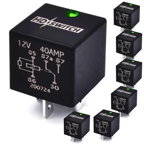 HD Switch Paquete de 6 relés impermeables de 12 V 40 A que reemplaza a Hustler Super Z Super Mini Z ZR7 X-One Z4 Sport Super Fastrak Raptor Mini
