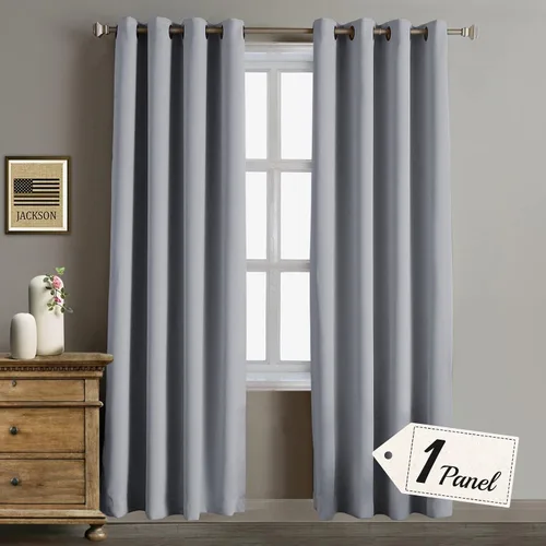 Miniatura 12 de Rose Home Fashion Cortinas opacas para puerta corrediza, oscurecimiento de la habitación, cortinas con aislamiento térmico para sala de estar