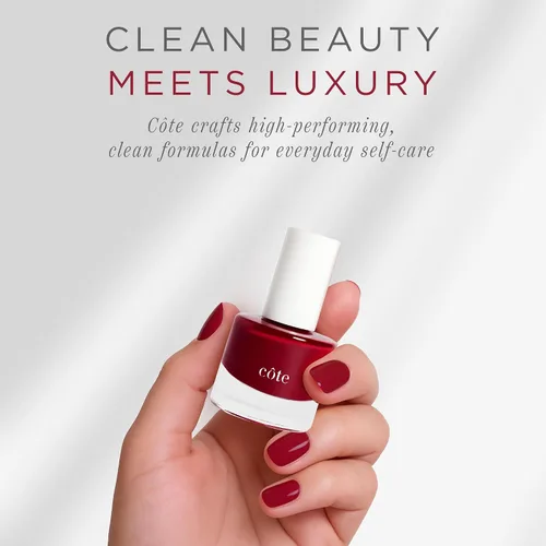 Miniatura 7 de Cote Beauty's - Esmalte de uñas natural Warm Rich Berry, acabado lujoso, cremoso, de larga duración, resistente a las astillas, vegano y libre