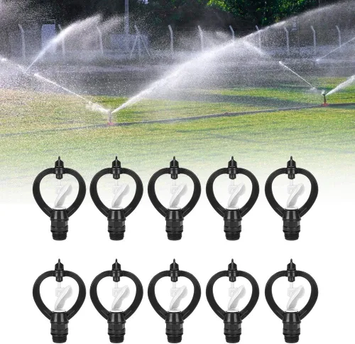 Miniatura 2 de 10 boquillas de plástico G1/2 pulgadas con forma de lluvia, para riego agrícola, rociador de agua para riego agrícola, rociador para plantas, riego