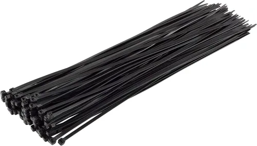 Miniatura 69 de GTSE - Paquete de 100 bridas con cremallera de 20.3 cm, color plateado/gris, 8.06 kg de resistencia, bridas de nailon grises resistentes a los rayos