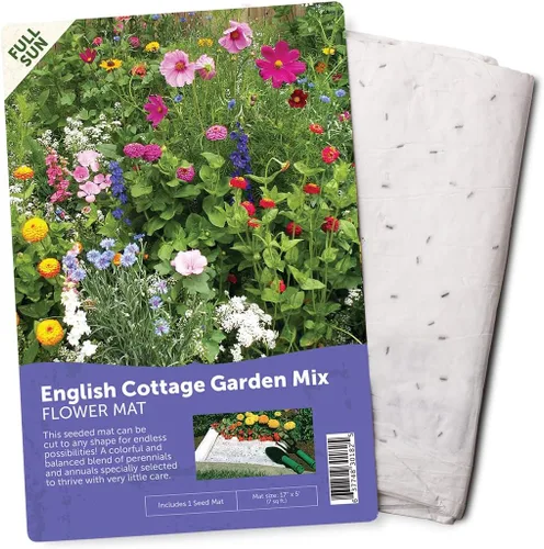 Miniatura 12 de BloomingBulb Alfombrilla para semillas, fácil de plantar y cultivar semillas de jardín, crea un jardín de flores fragantes y vibrantes, macizos