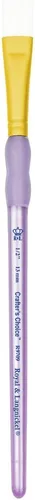 Miniatura 3 de Crafter's Choice - Cepillo de lavado Taklon blanco, 3/4" de ancho