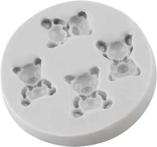 Miniatura 9 de Oso de peluche Molde de silicona de chocolate para osos de bebé, molde de fondant para decoración de tartas, decoración de cupcakes, pasta de goma