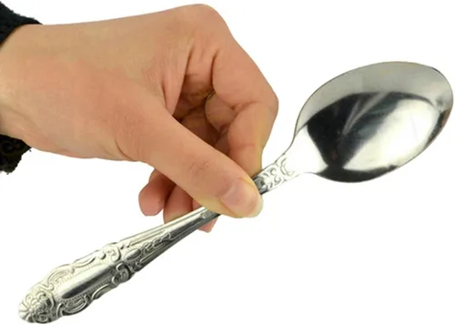Miniatura 3 de MilesMagic Magician's Bending Spoon Gimmick Close-Up Stage Mentalism Effect for Real Street Magic Trucos
