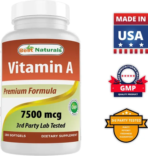 Miniatura 7 de Best Naturals MK-7 100 mcg y vitamina A 25000 UI