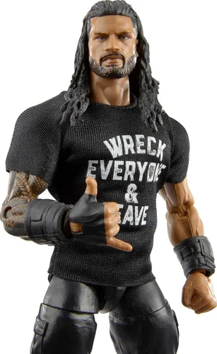 Miniatura 3 de WWE MATTEL Top Picks Elite Roman Reigns - Figura de acción de 6 pulgadas con articulación de lujo para posar y jugar, detalles realistas