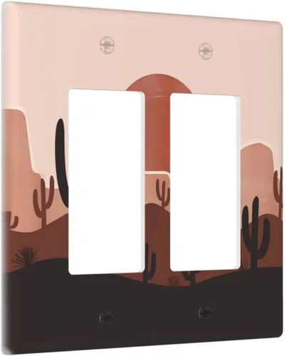 Miniatura 18 de Placa de pared de 1 cuadrilla, diseño de playa, océano, amanecer, mar, atardecer, cubierta de interruptor de luz en blanco, decorativo, sin