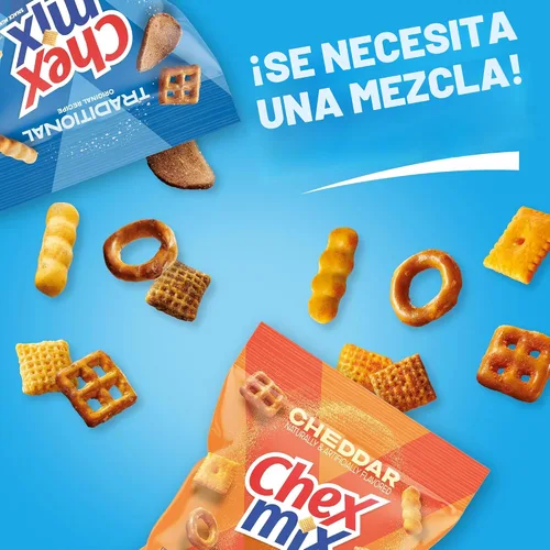Miniatura 4 de Paquete variado de bocadillos Classic Mix, Bugles Original y queso Nacho, receta original de Gardetto's, Chex Mix Traditional y Cheddar, 20
