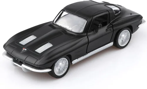 TOKAXI Escala 1/36 Modelo de Chevy Corvette 1963 de Fundición a Presión, Vehículos de Retroceso Corvette Coches de Juguete, Regalos de Coches para