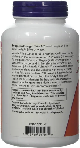 Miniatura 2 de NOW Foods Cristales de vitamina C, 1 libra